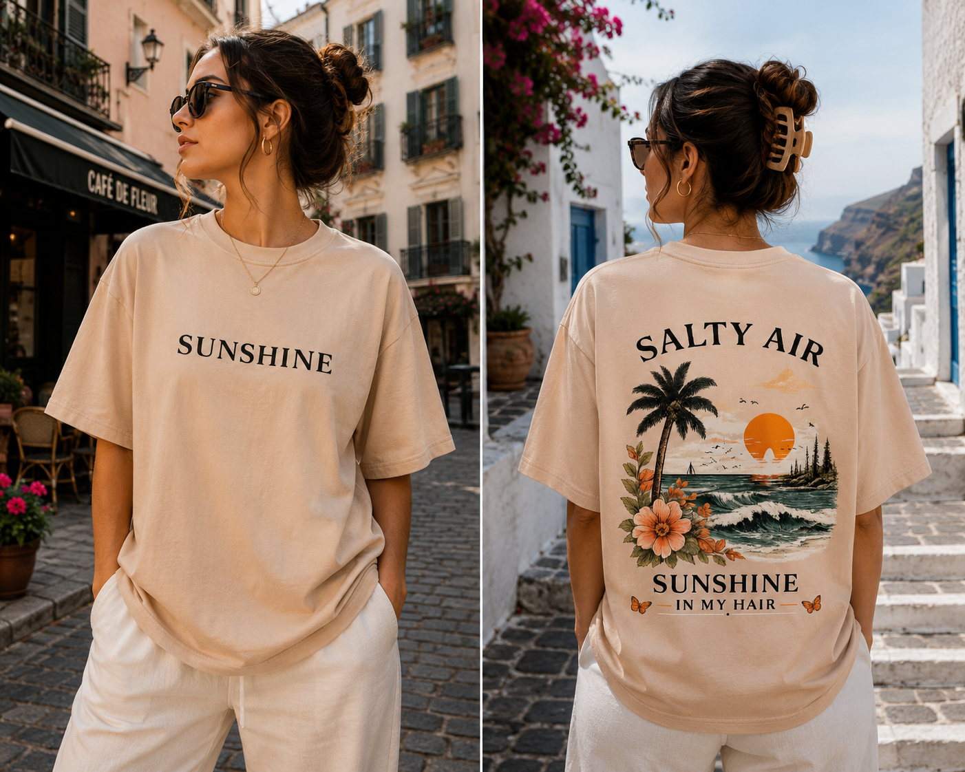 RIVANO Sunshine Tee | Premium Coastal Graphic T-Shirt