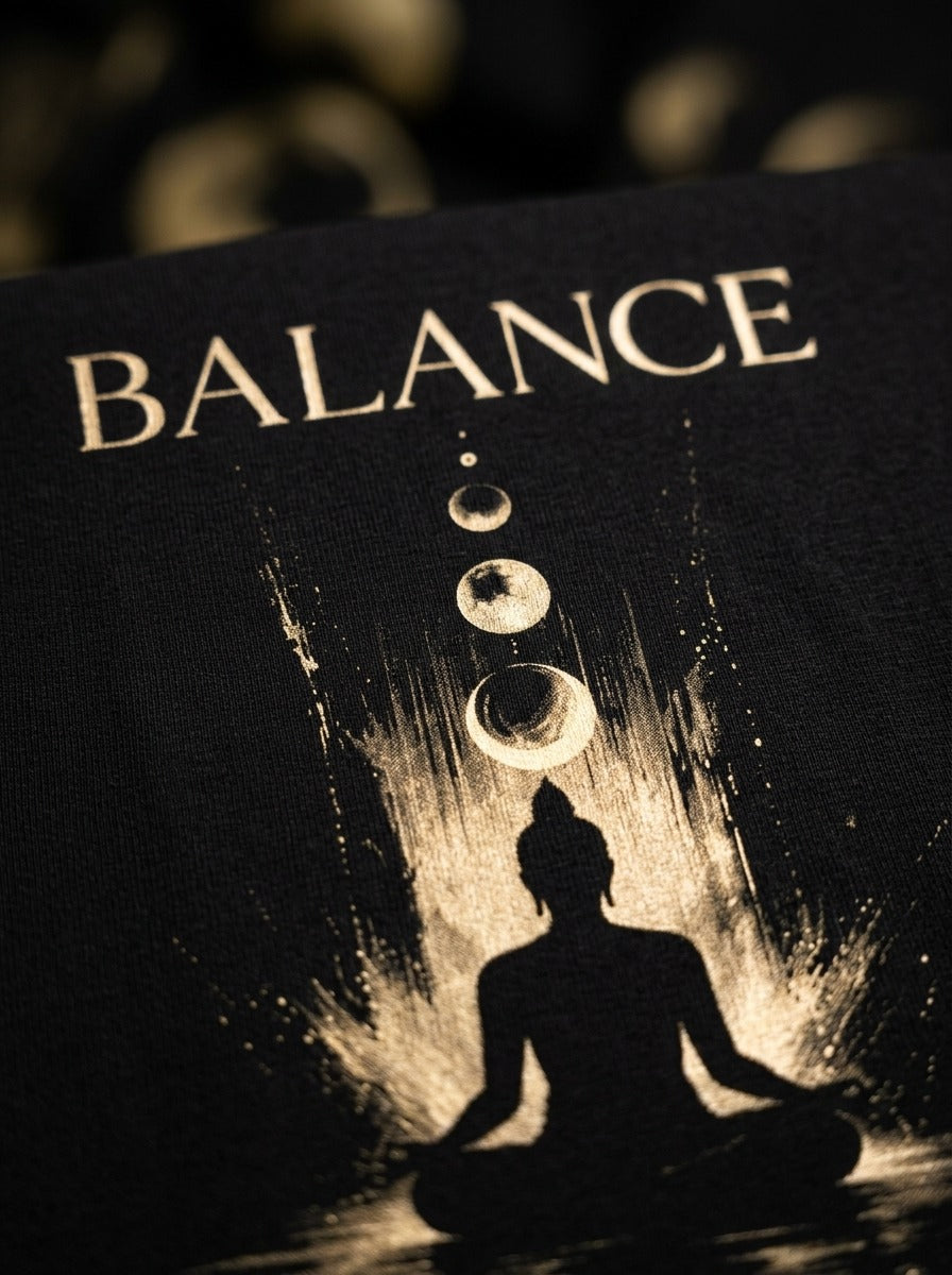 RIVANO Balance Tee | Premium Minimalist Graphic T-Shirt
